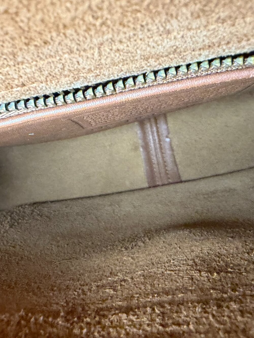 Vintage Coach British Tan Leather Crossbody Messenger Bag Brass Hardware USA - Picture 8 of 16